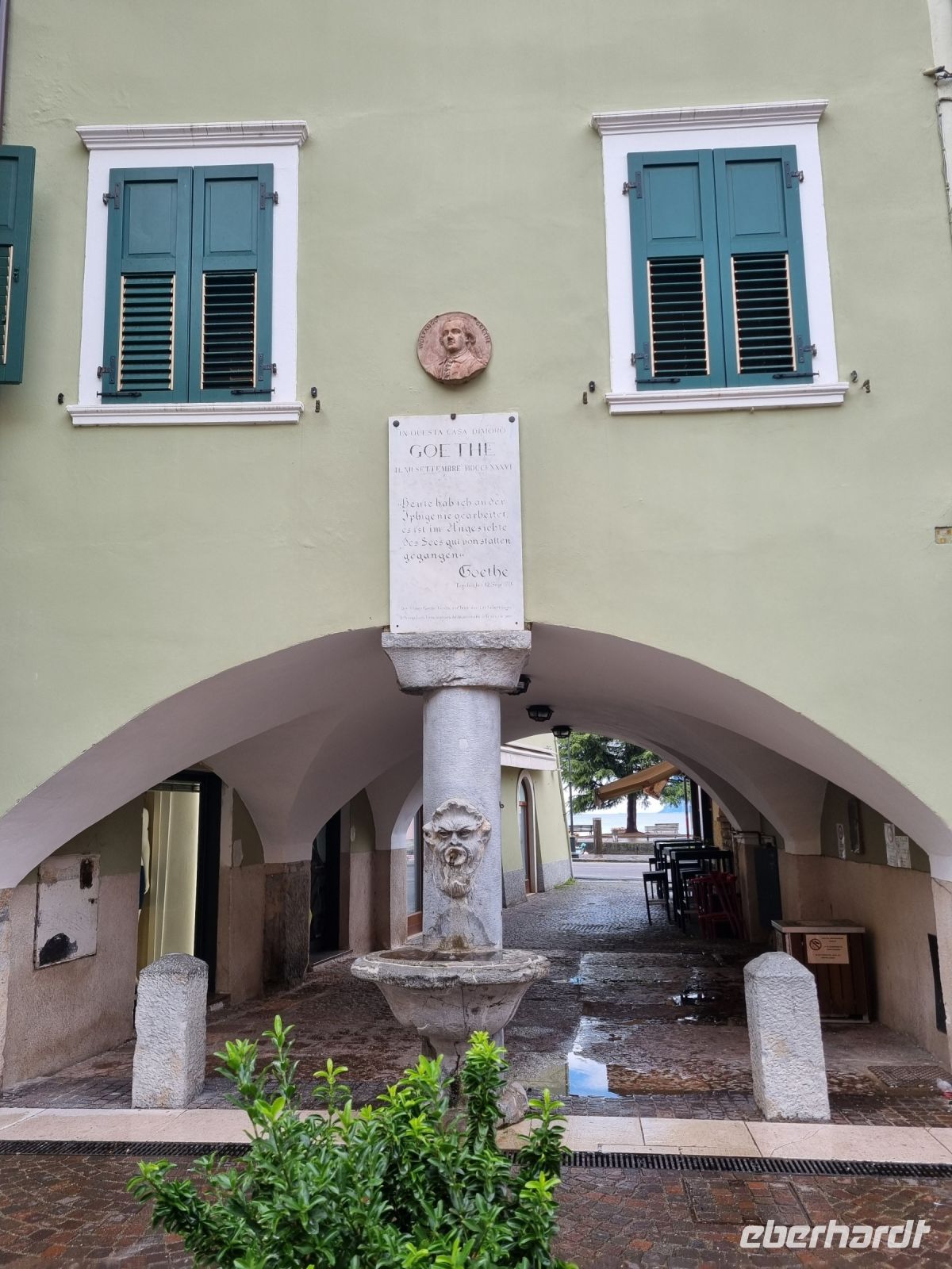 Gardasee - Torbole (Goethe-Gedenktafel)