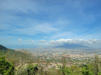 Blick auf Vesuv/Golf von Neapel/Italien