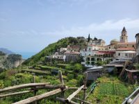 Blick auf Pogerola/Amalfiküste/Italien 