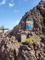 Vesuv/Lava am Kraterrand/Golf von Neapel/Italien