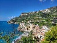 Zitronenweg/Blick auf Minori und Ravello/Amalfiküste/Italien