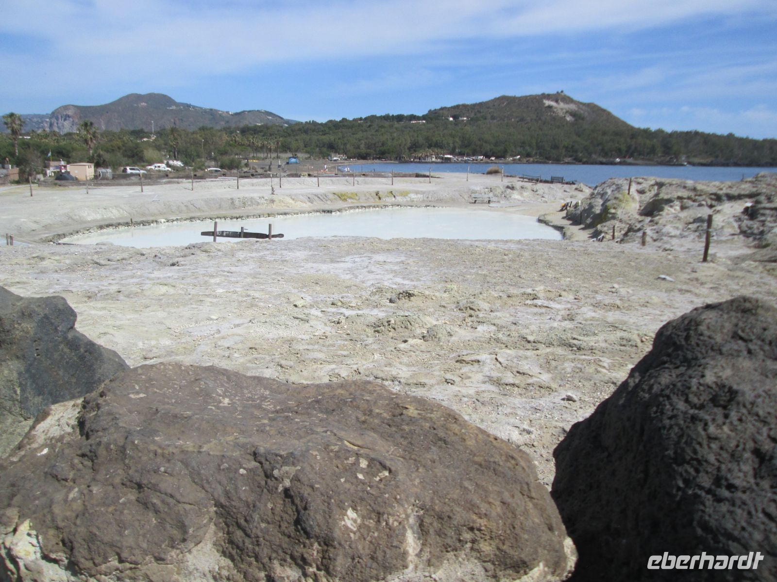 Schlammbad auf Vulcano