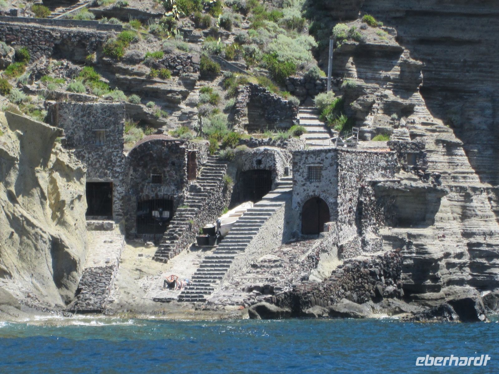 der Hafen nahe Pollara auf Salina war Drehort von 