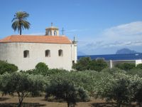 Lingua auf Salina mit Blick auf Panarea