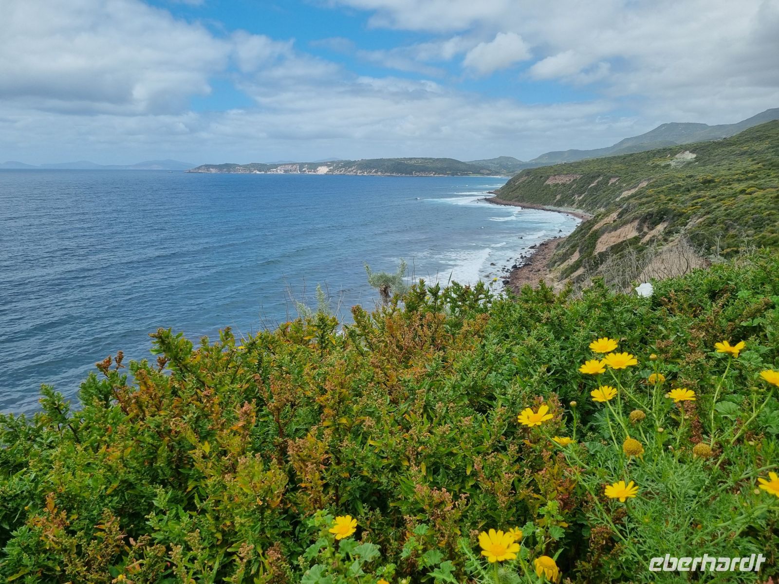 Fahrt entlang der Westküste von Alghero nach Bosa...