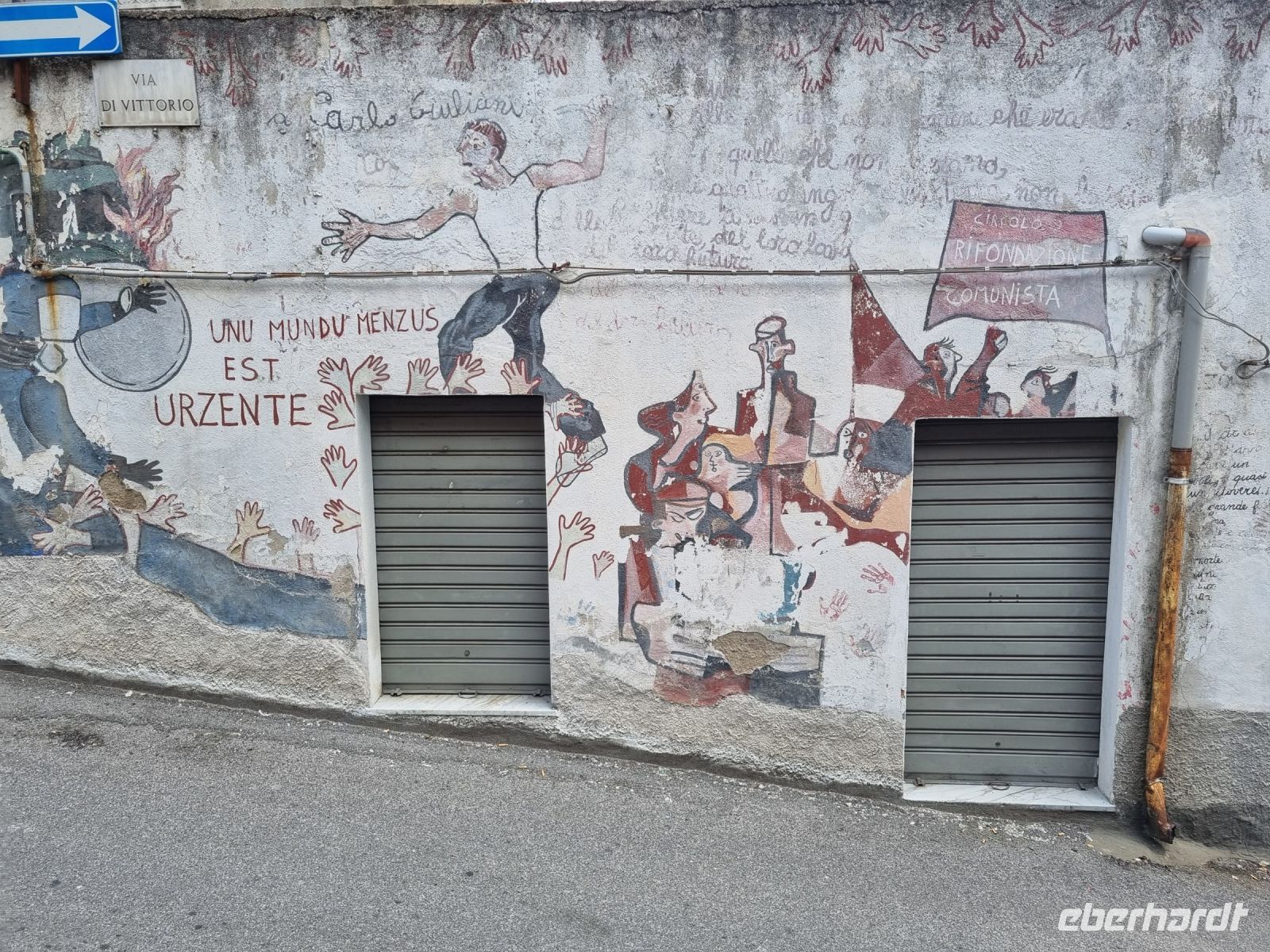 Orgosolo - Corso Repubblica (Wandmalereien 