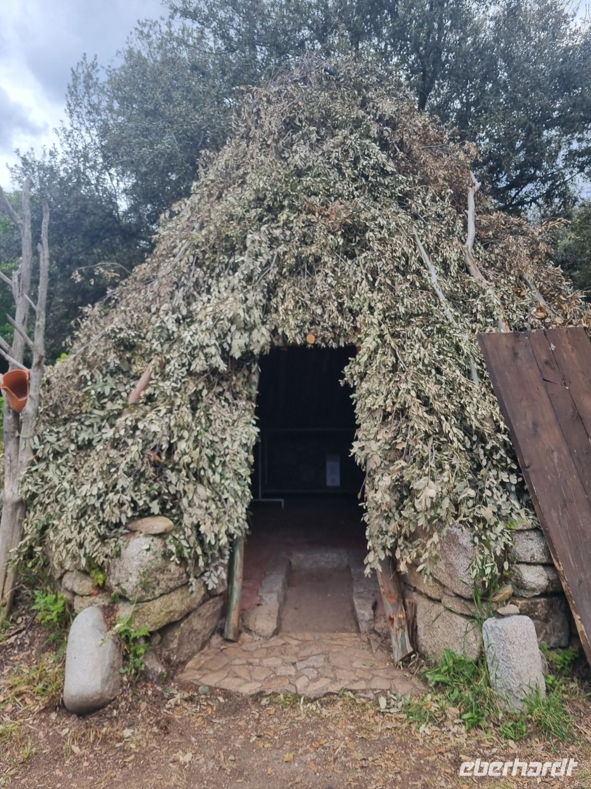 Hirtenessen bei Orgosolo (Hirtenhütte)