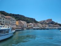 Bonifacio - Blick von der Unterstadt zur Zitadelle