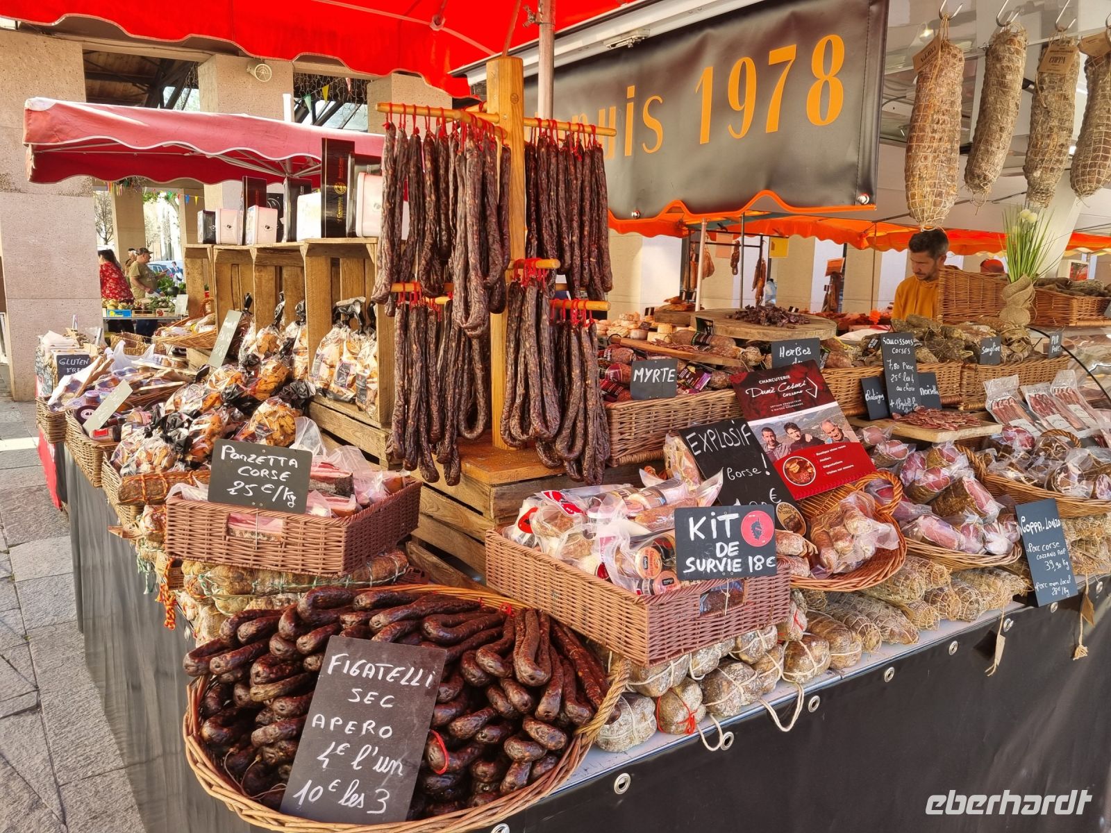 Ajaccio - Produkte auf dem Zentralmarkt