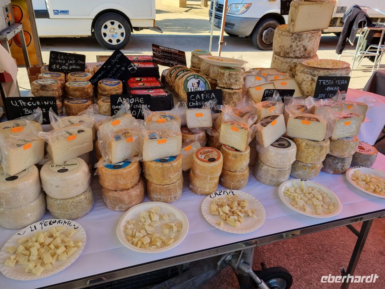 Ajaccio - Produkte auf dem Zentralmarkt