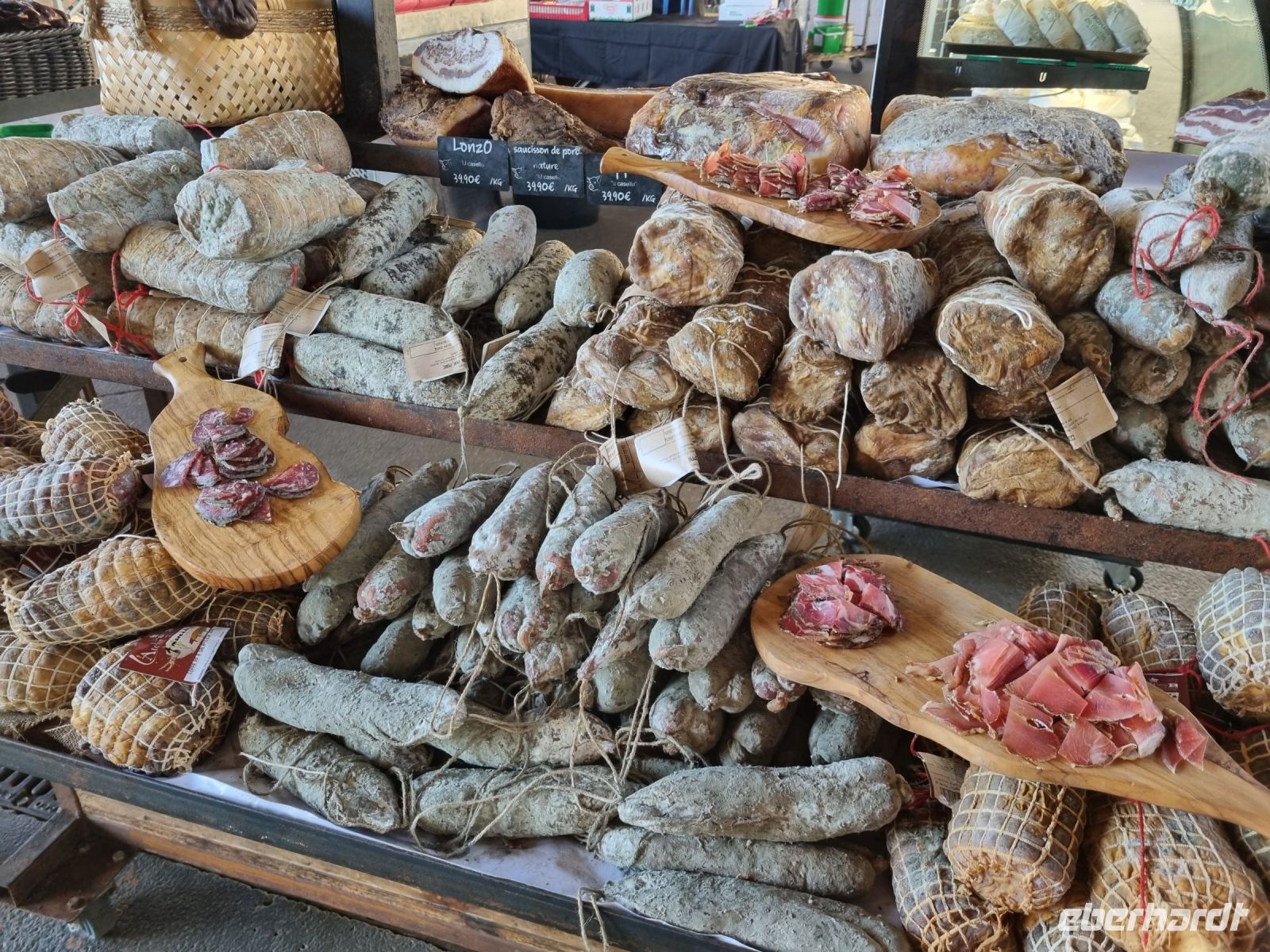 Ajaccio - Produkte auf dem Zentralmarkt