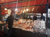 Mamma mia, so viel frisches Fisch auf dem Markt in Catania....