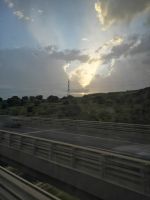 Ein Schauspiel auf dem Himmel bei Heimfahrt