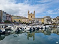 Bastia - Alter Hafen mit Kirche Saint-Jean-Baptiste