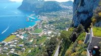 Blick auf Capri und Hafen Grande Marina