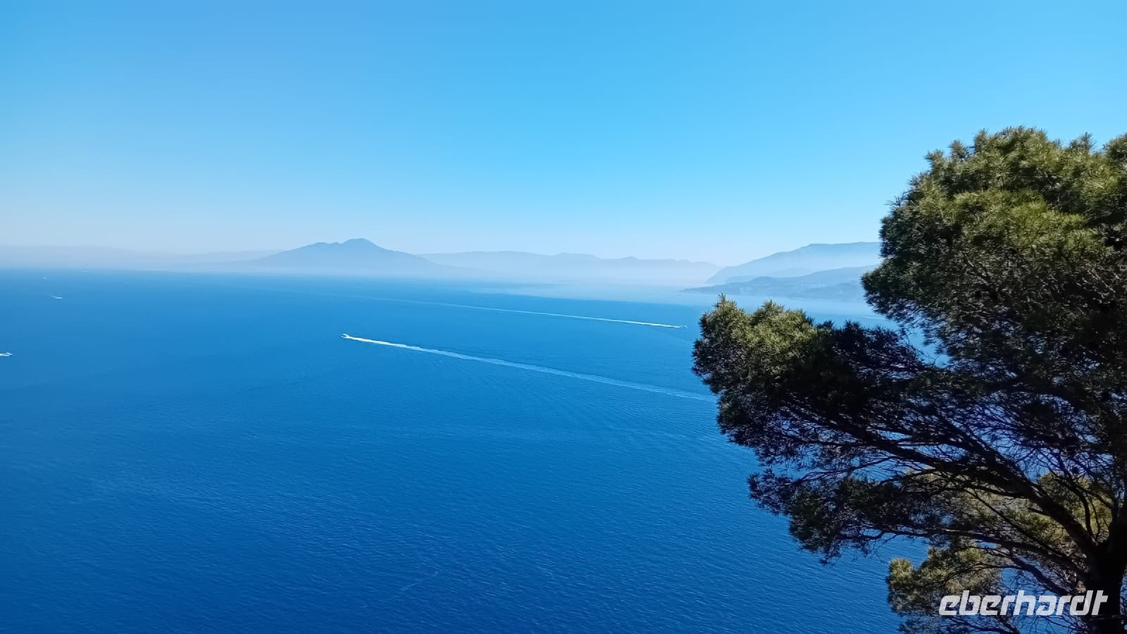 Blick von Villa San Michele auf den Vesuv