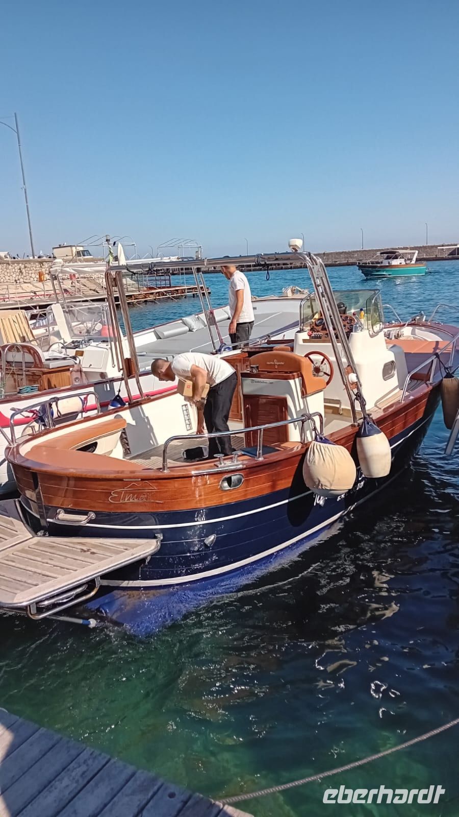 Hafen Grande Marina unser Boot für die Tour