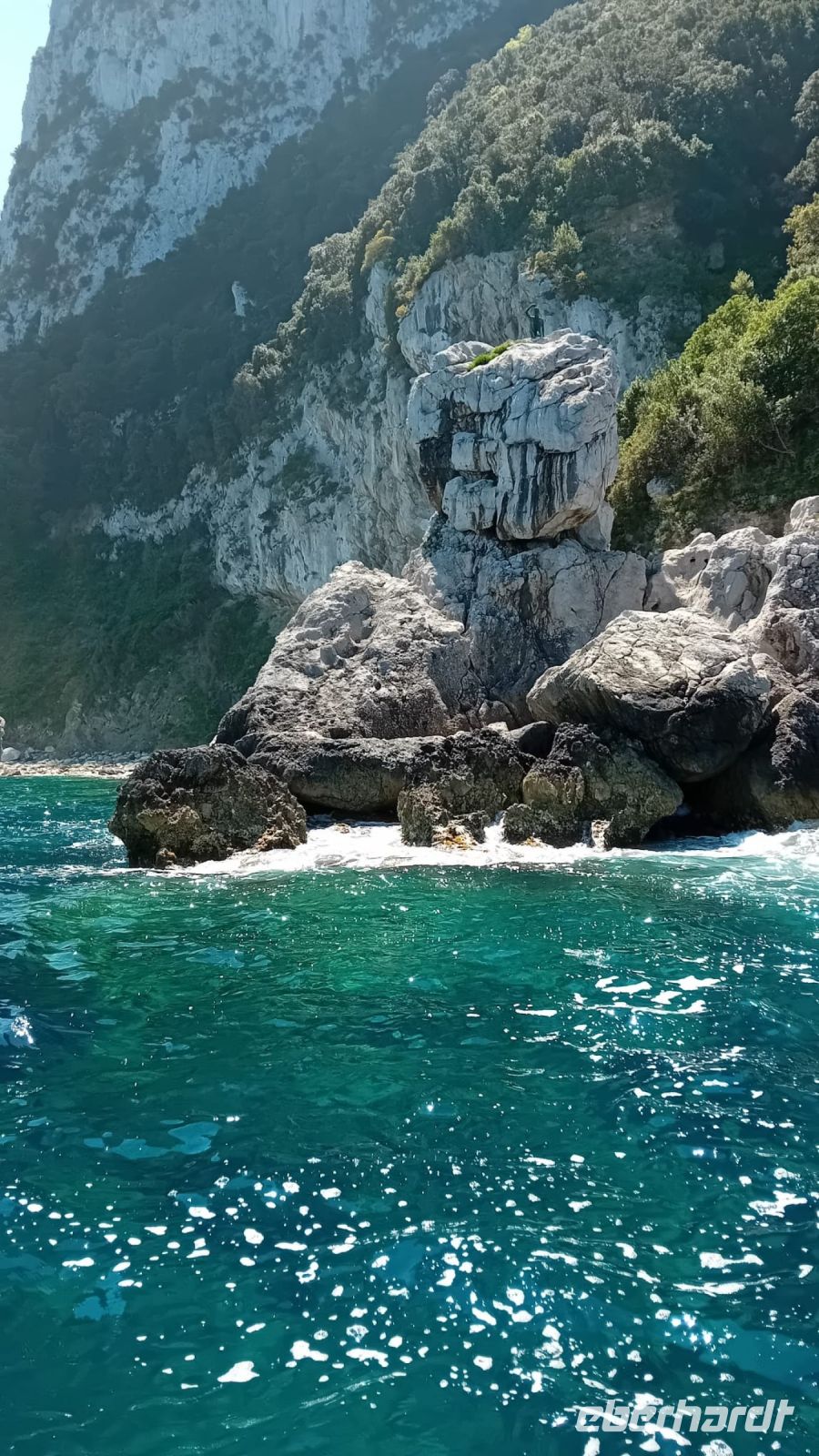 Bootstour - Felsformation