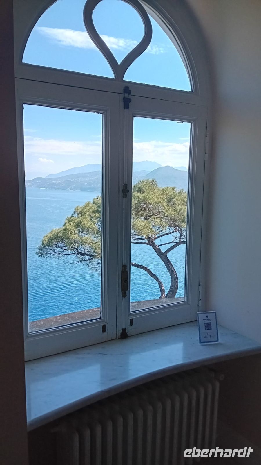 Blick von Villa Lysis auf die Halbinsel Sorrent