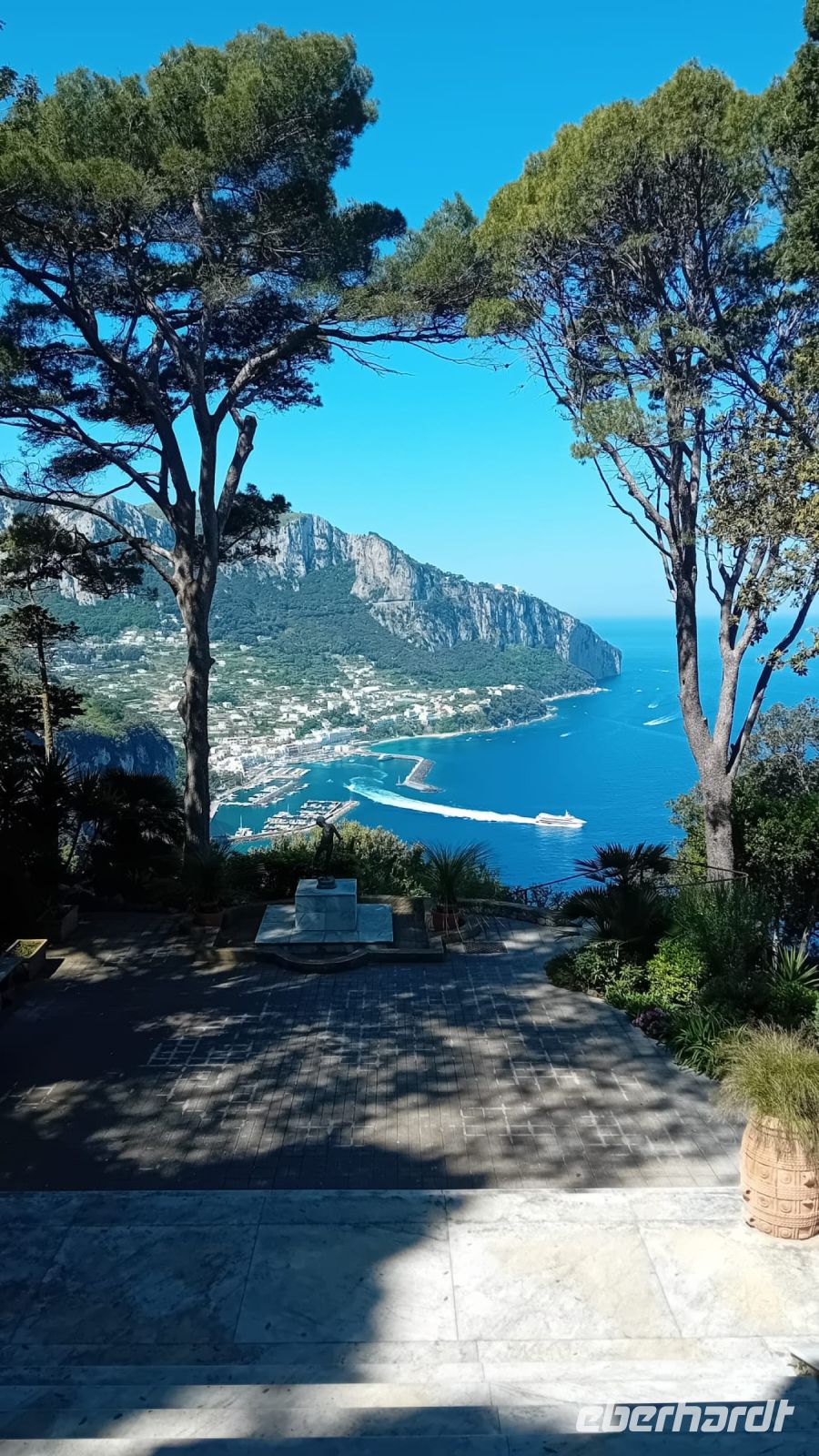 Blick von Villa Lysis