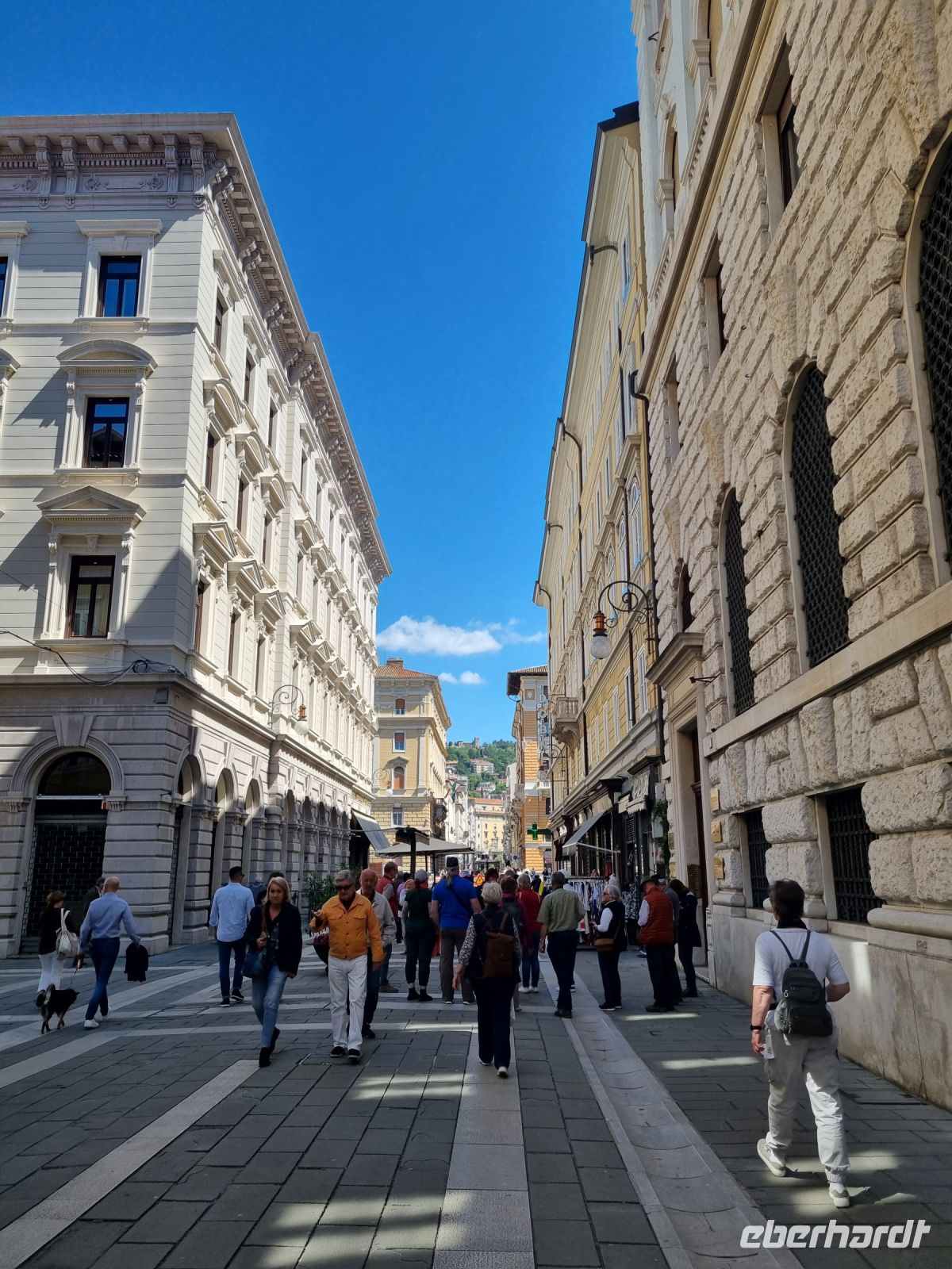 Triest - Rundgang durch die Innenstadt (Via Dante Alighieri) 
