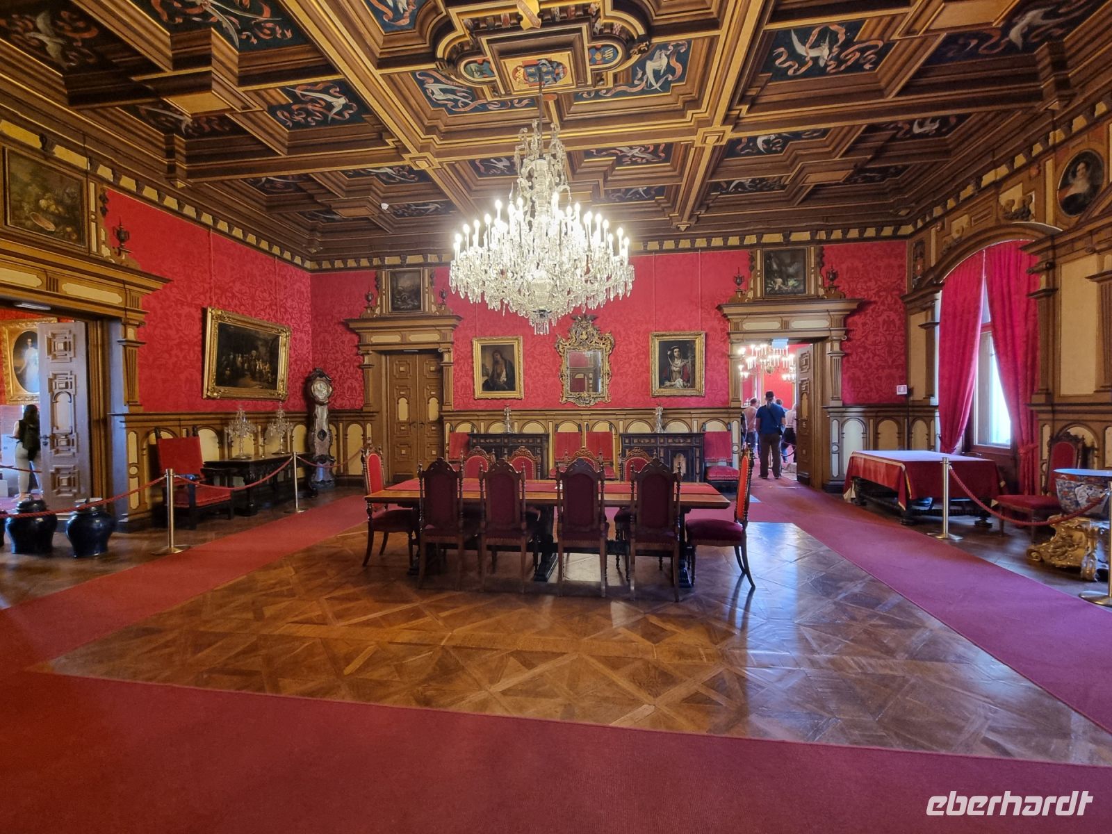 Triest - Schloss Miramare (Möwensaal bzw. winterlicher Speisesaal)