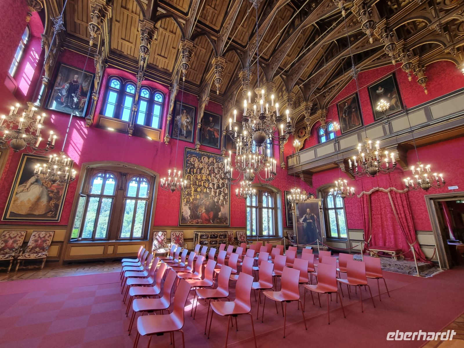 Triest - Schloss Miramare (Thronsaal)