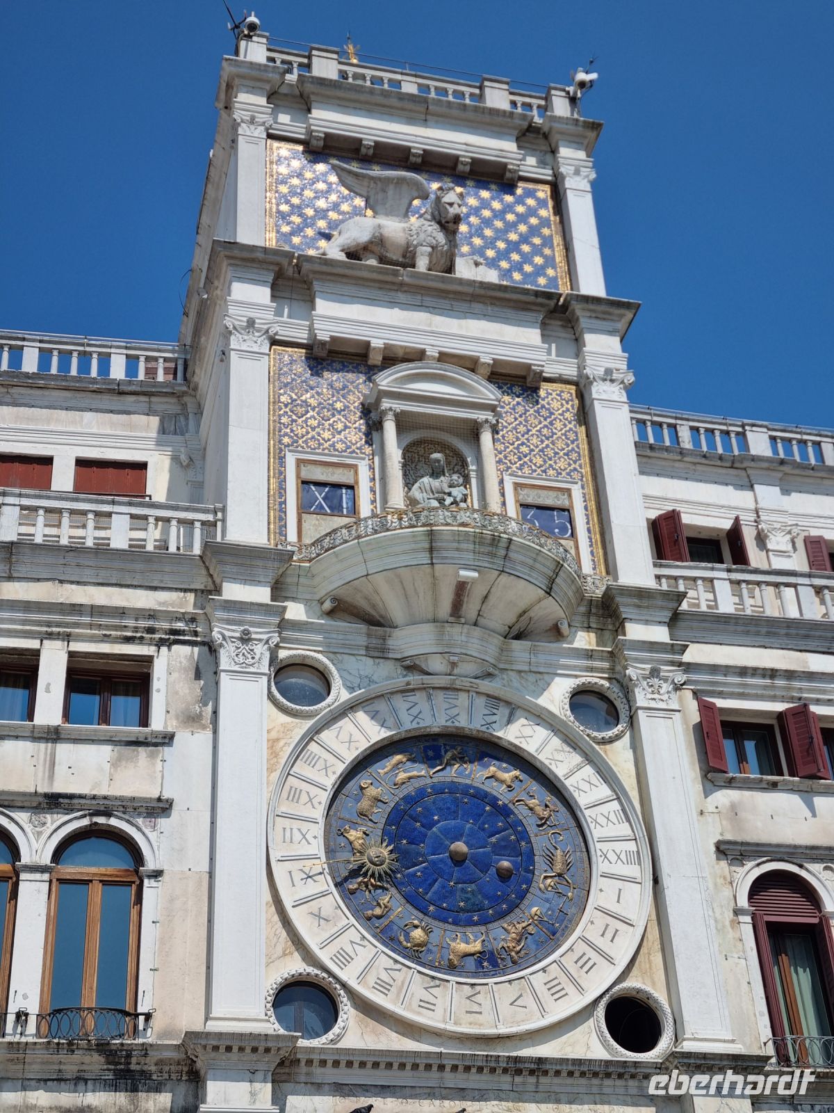 Venedig - Uhrturm am Piazza San Marco (Markusplatz)