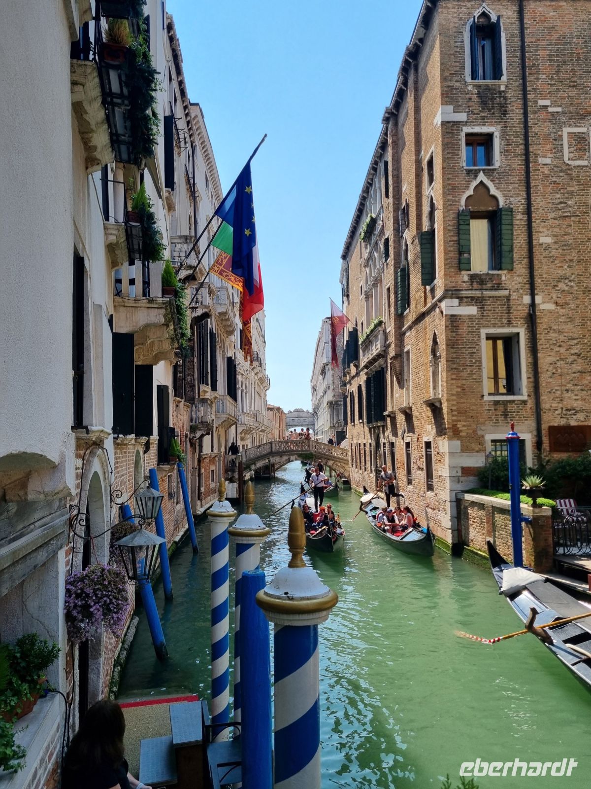 Venedig - Castello-Viertel mit Seufzerbrücke