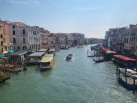 Venedig - Blick von der Rialtobrücke auf den Canal Grande
