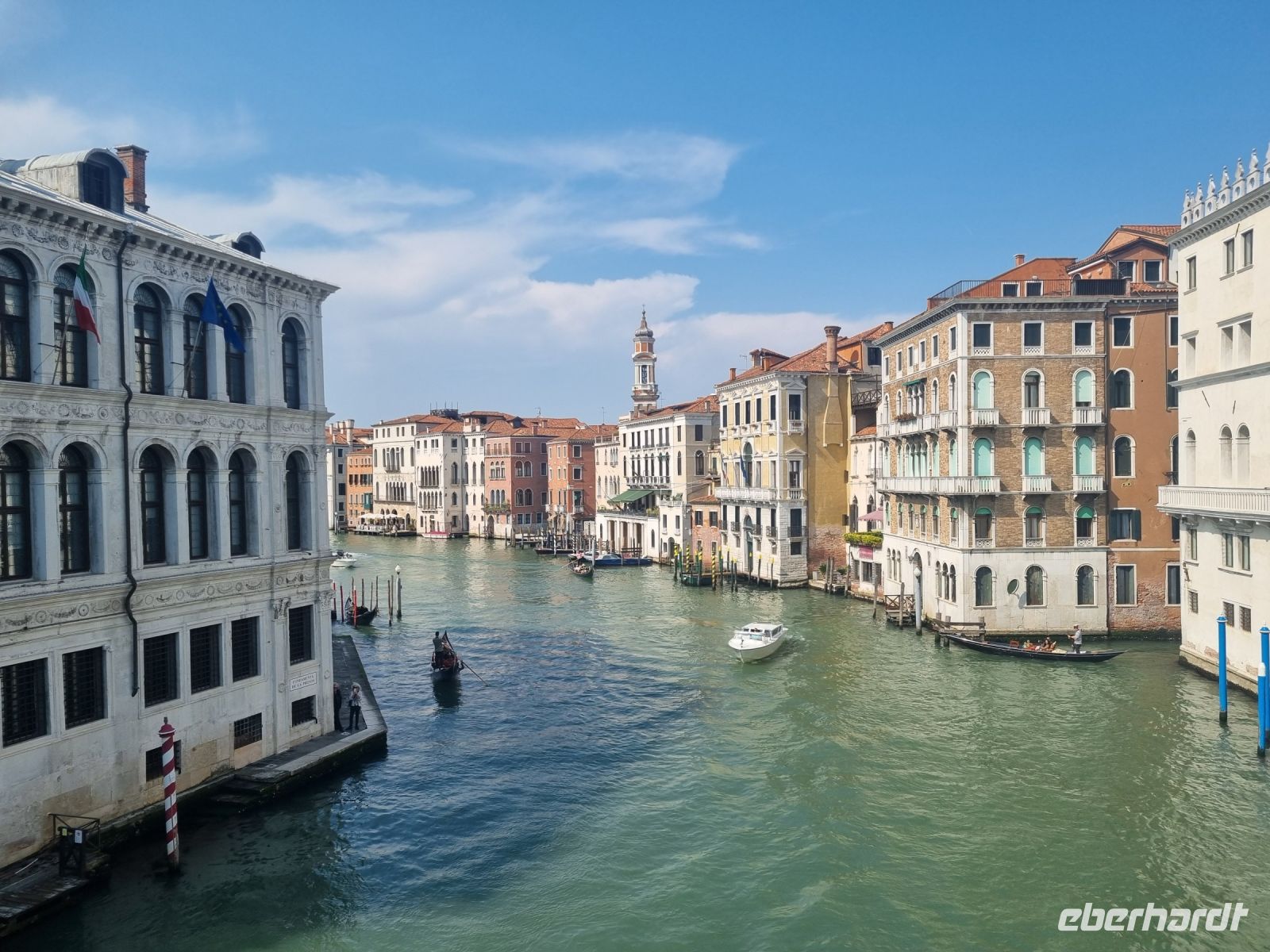 Venedig - Blick von der Rialtobrücke auf den Canal Grande