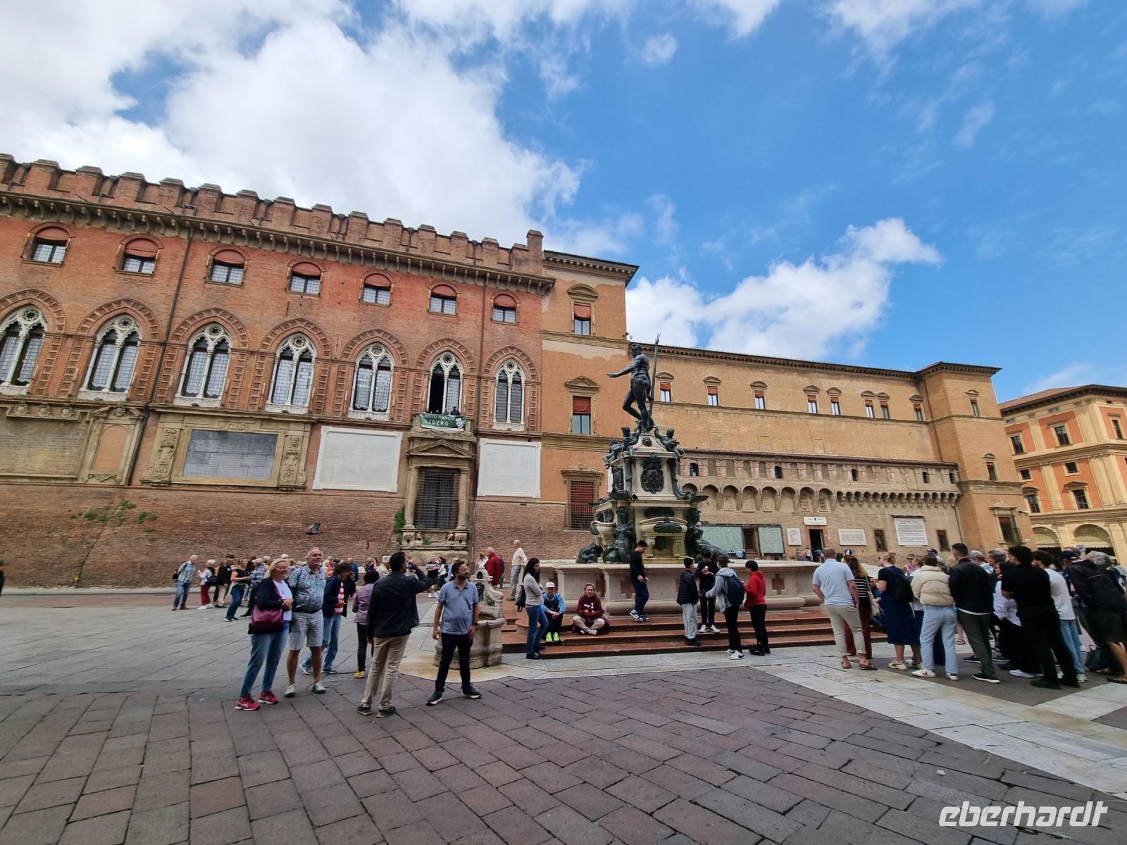 Bologna - Piazza Maggiore mit dem Neptunbrunnen