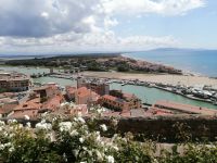 Blick von der Festung auf Castiglione della Pescaia