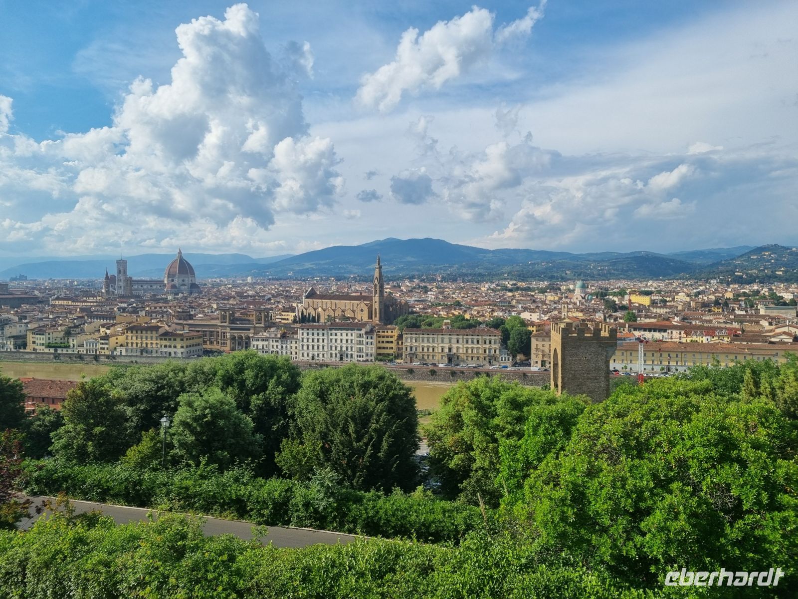 Florenz - Ausblick vom Piazzale Michelangelo