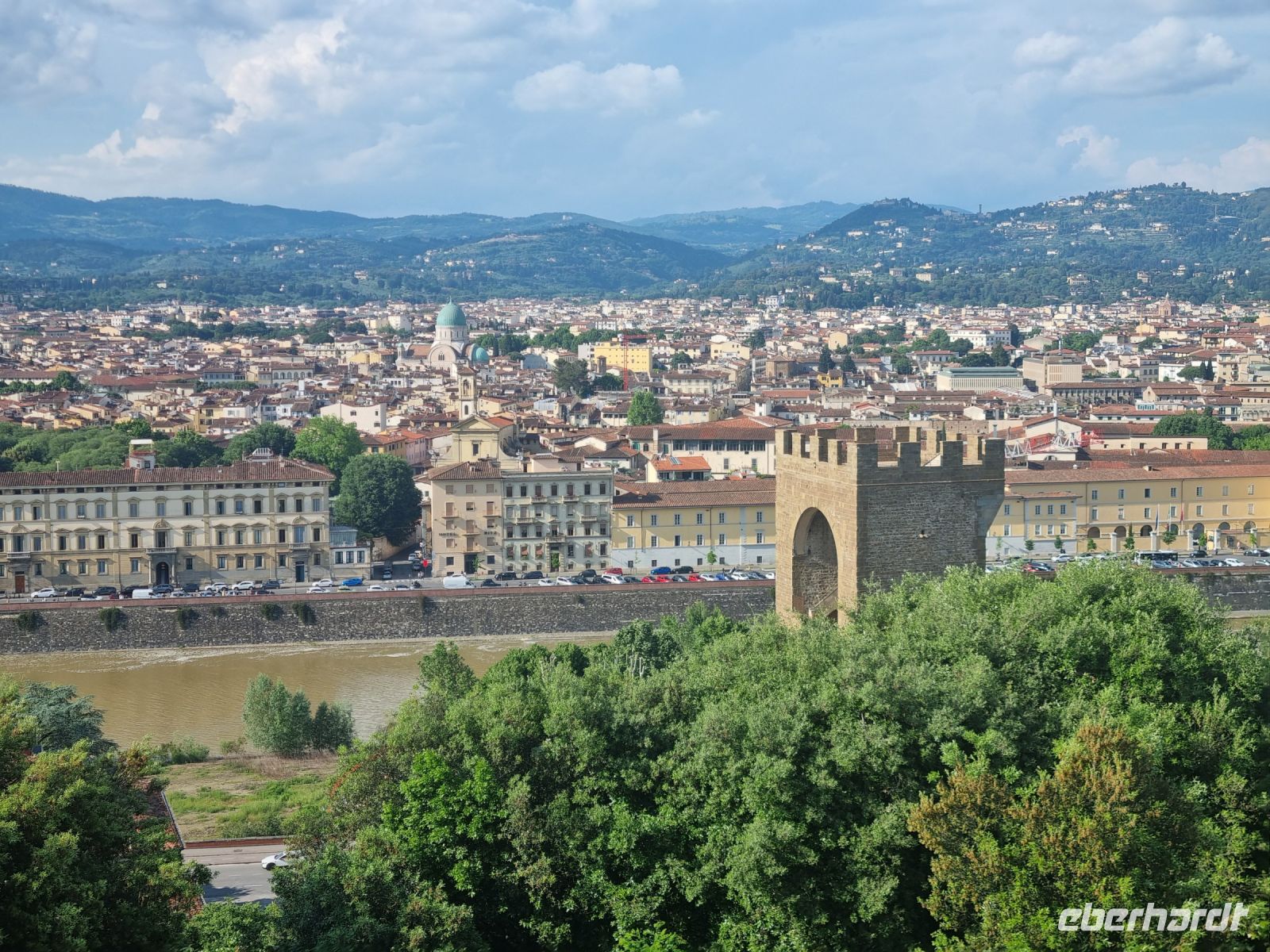Florenz - Ausblick vom Piazzale Michelangelo
