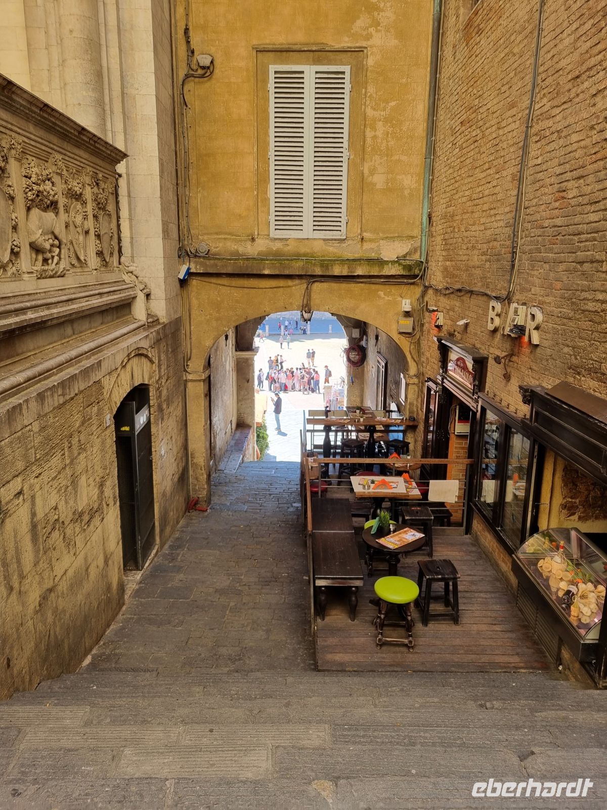 Siena - Zugang zur Piazza del Campo 