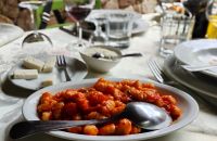 Mittagessen im Agriturismo 