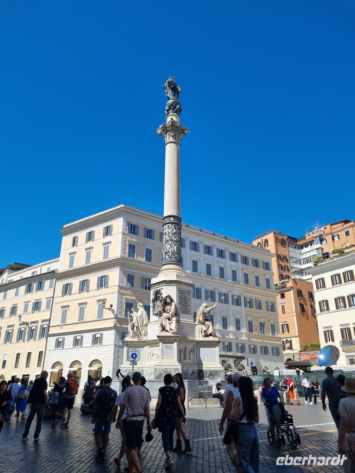 Rom - Säule der Unbefleckten Empfängnis (Colonna dell'Immacolata)