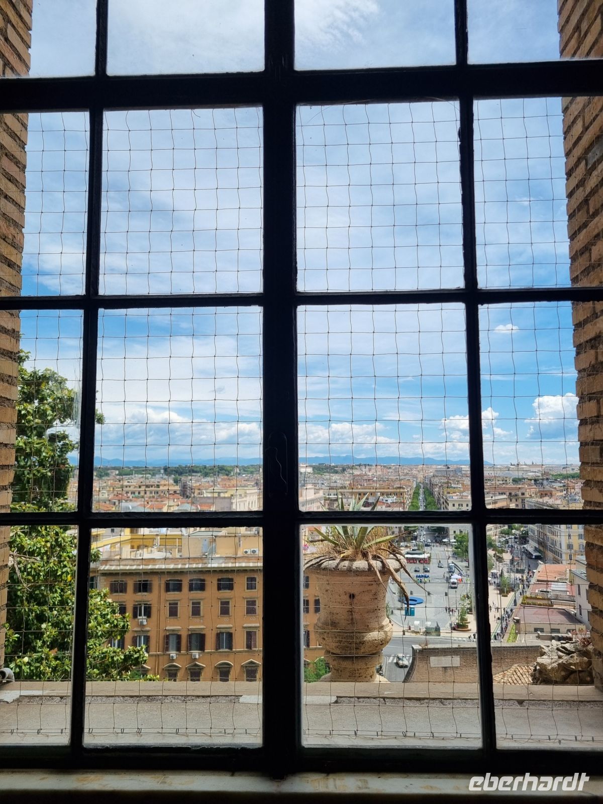 Vatikanische Museen - Blick auf Rom