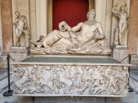 Vatikanische Museen - Statue des Flussgottes Arno