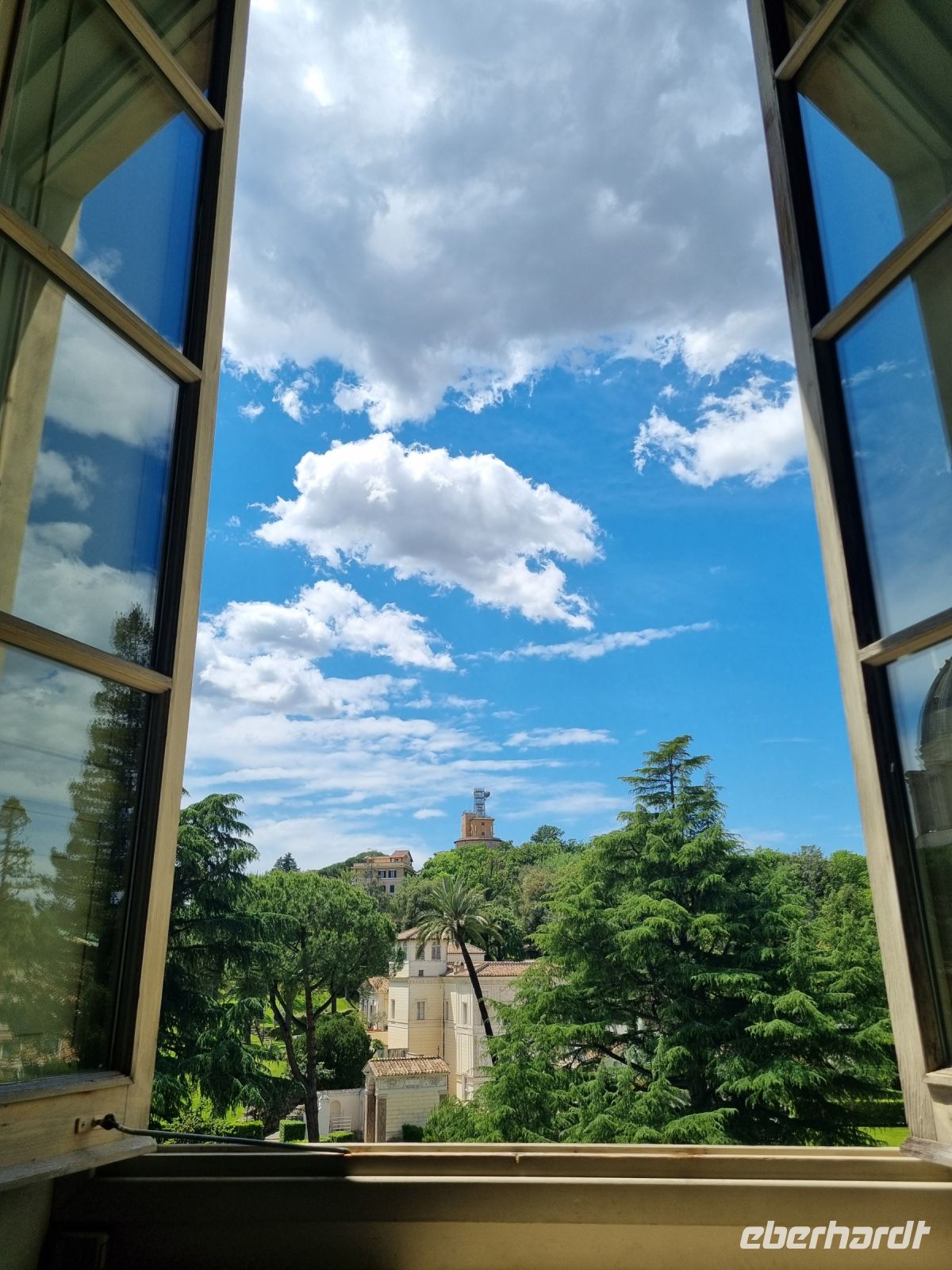 Vatikanische Museen - Blick in die Vatikanischen Gärten