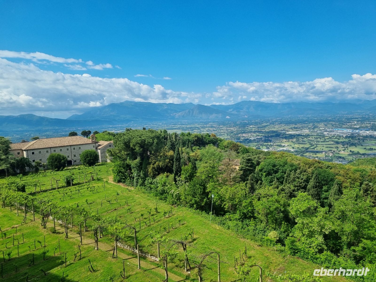 Ausblick vom Kloster Montecassino 