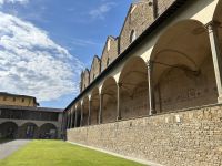 Florenz - Kreuzgang der Kirche Santa Croce