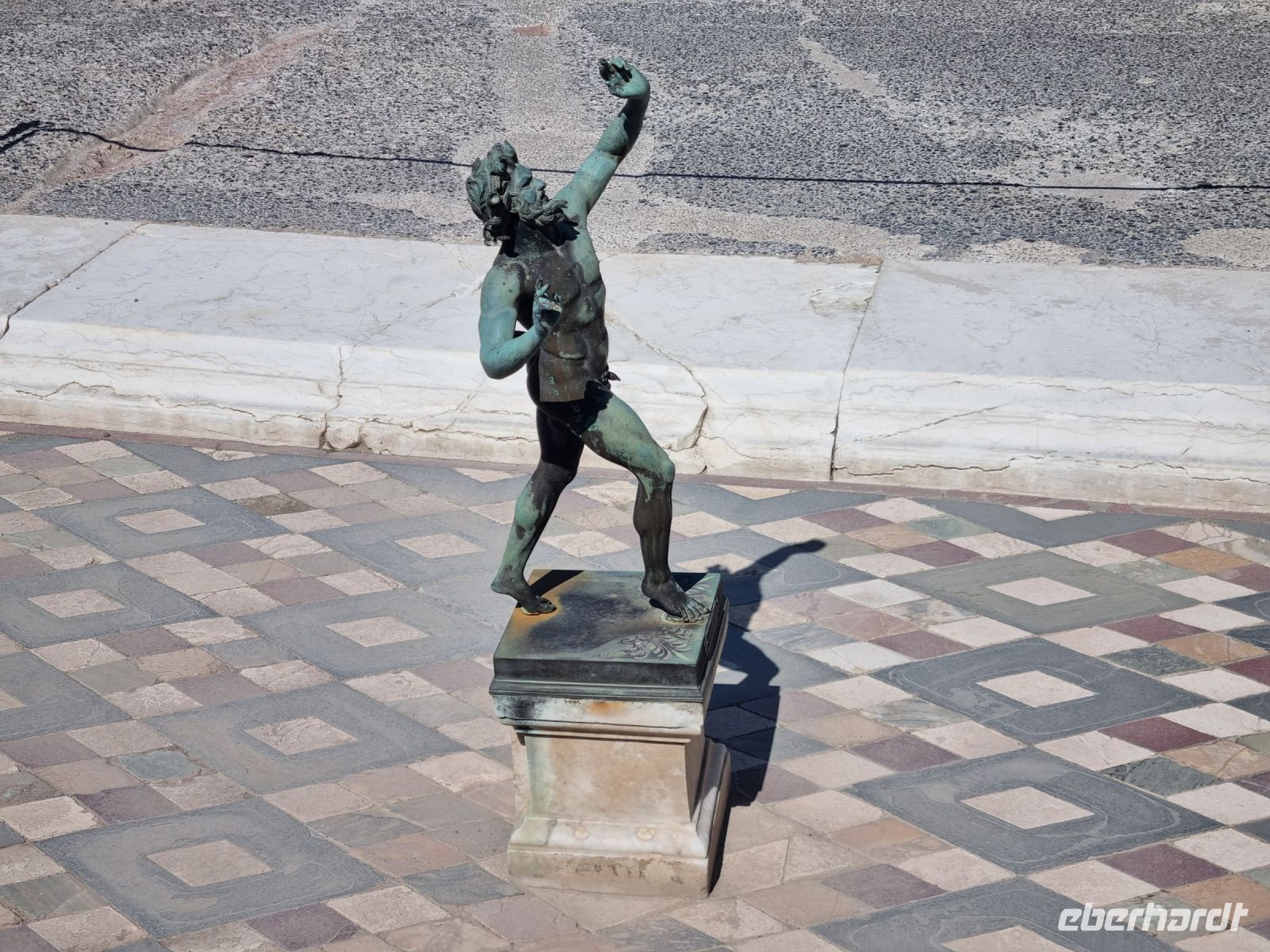 Pompeji  - Casa del Fauno (Haus des Fauns - Nachbildung der Statue des „tanzenden Fauns“) 