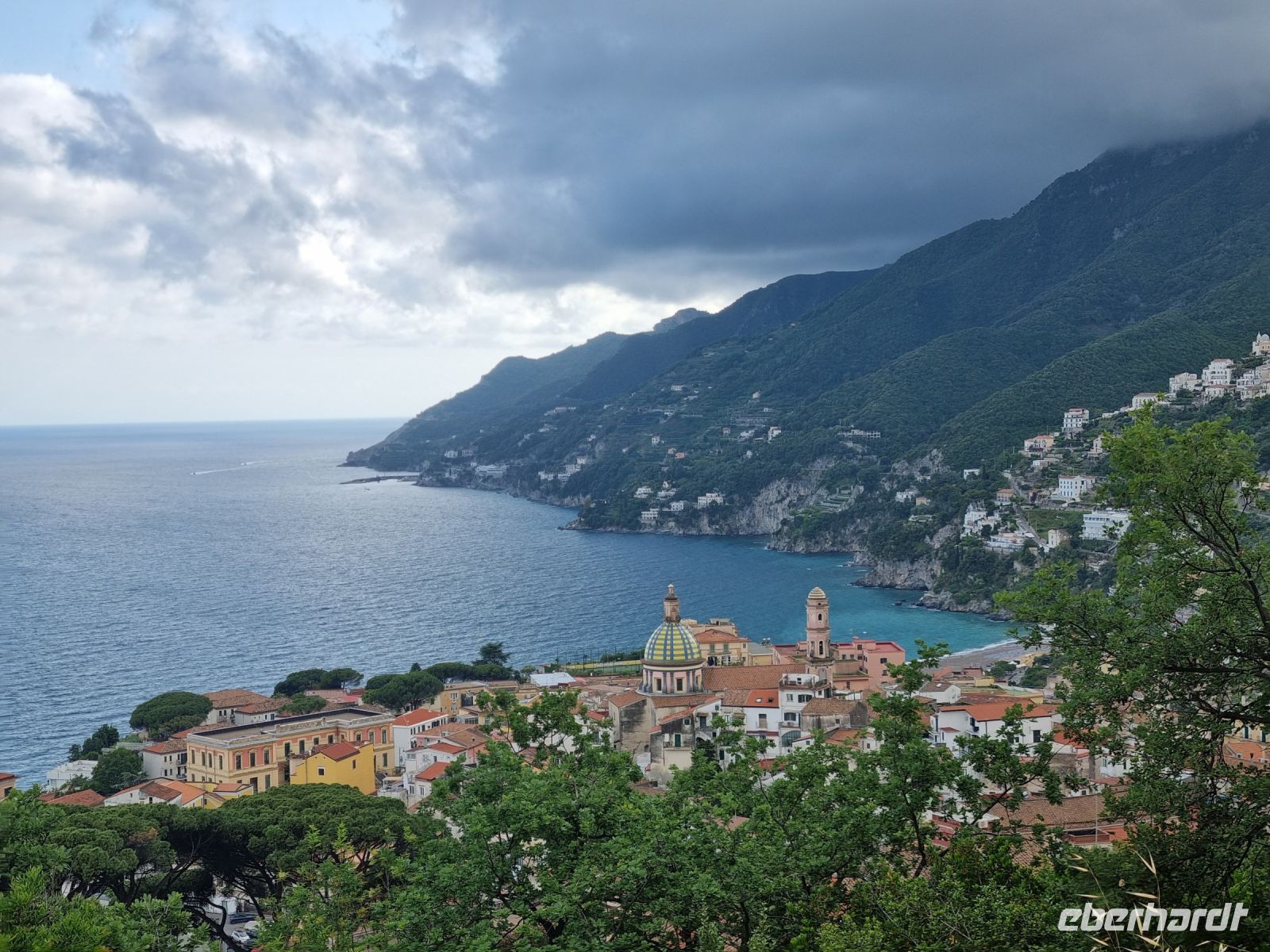 Blick auf die Amalfiküste (Vietri sul Mare)