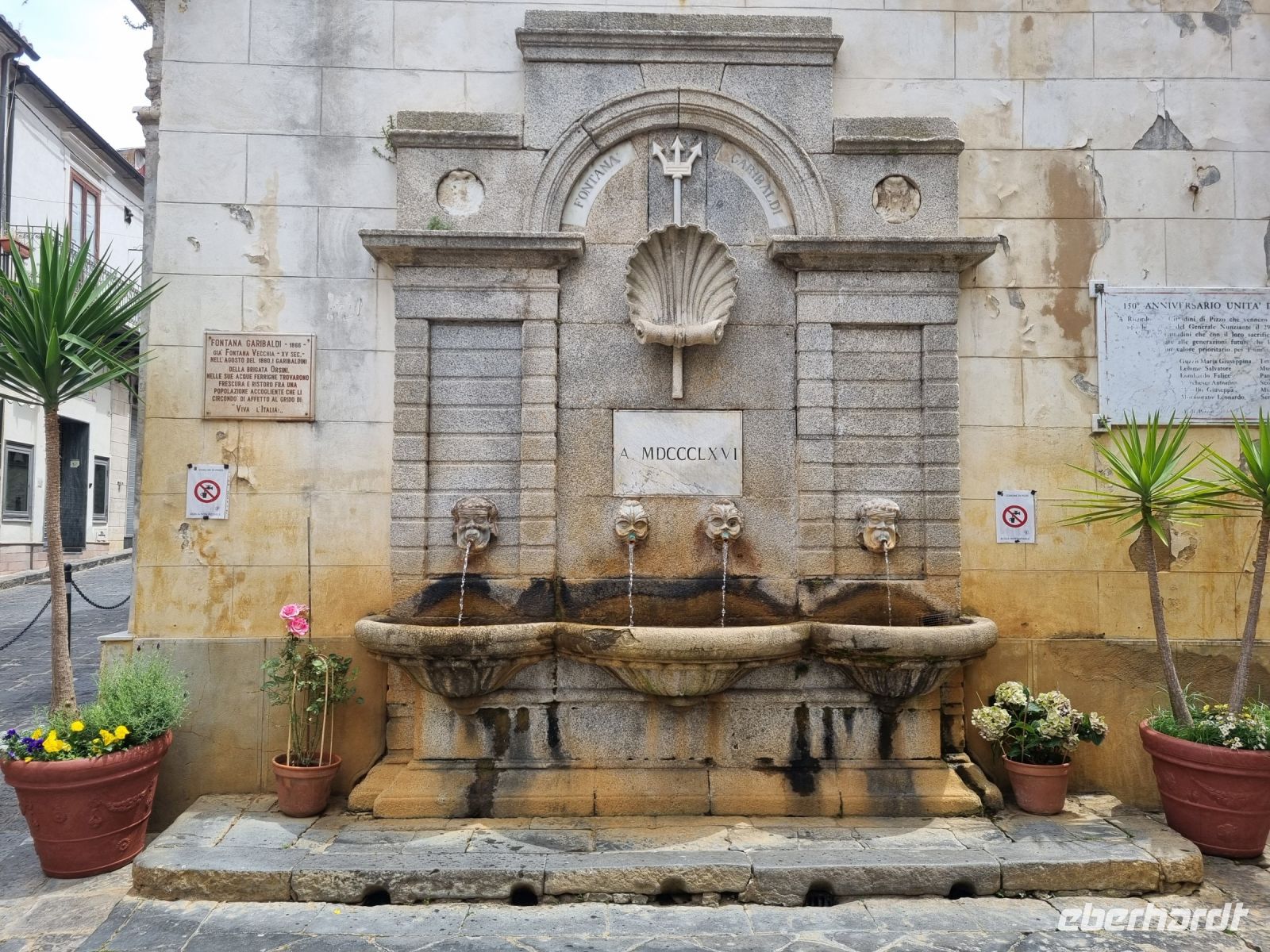 Kalabrien - Pizzo (Garibaldi-Brunnen)