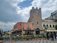 Insel Sizilien - Taormina (Uhrenturm oder Porta di Mezzo)