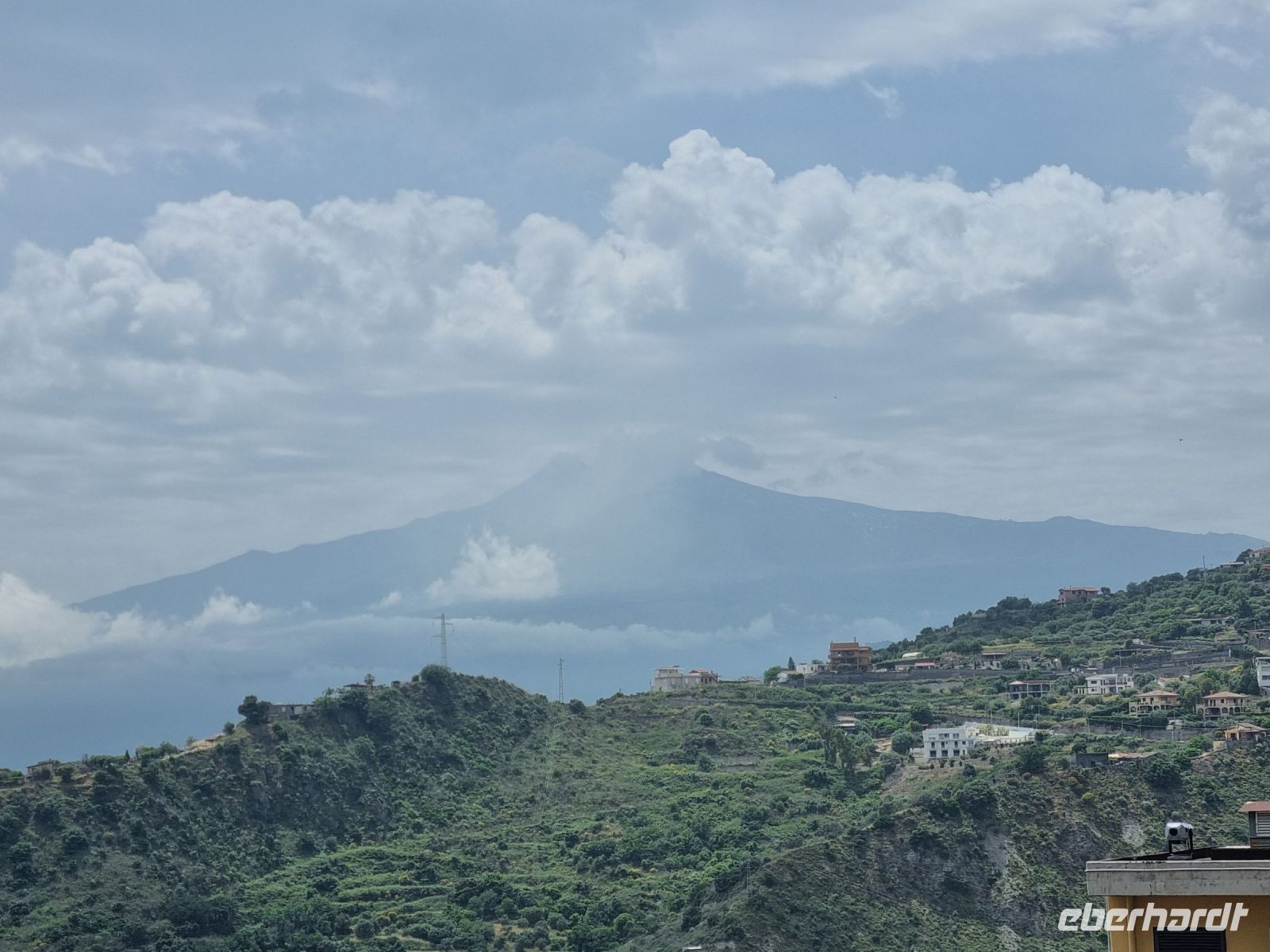 Insel Sizilien - Blick von Taormina zum Ätna