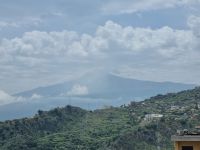 Insel Sizilien - Blick von Taormina zum Ätna