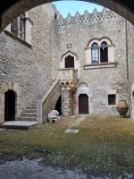 Insel Sizilien - Taormina (Innenhof des Palazzo Corvaja)